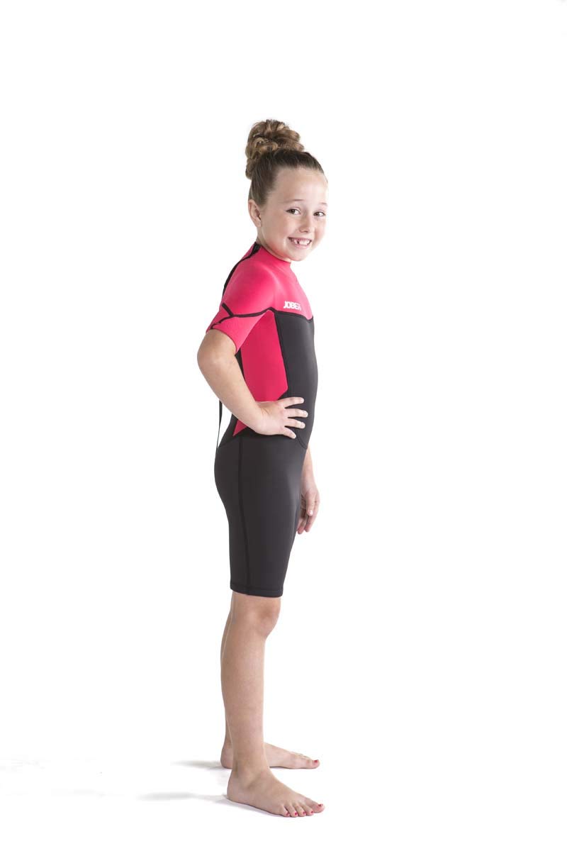 Jobe Kinder Boston Shorty 2mm Neoprenanzug, rosa, XS