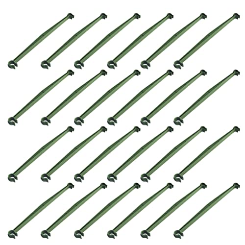 DOITOOL 24pcs Plastic Plant Stake Connectors 30mm Length for Cucumber Tomato Cages