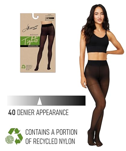 Hanes Women's EcoSmart Seasonless Control Top Tights3