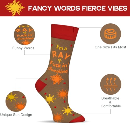 Image of Funny Socks for Women and Teenage Girls, Cute Crazy Unique Novelty Gifts