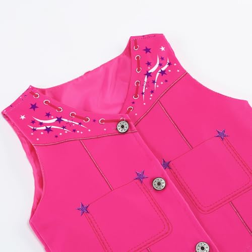 Disfraz Completo de Vaquera para Niñas 7-8T miniatura 4