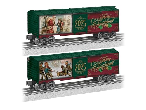 Lionel 2025 Christmas O Gauge Model Train Boxcar
