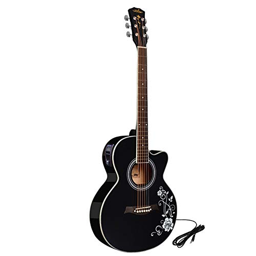 JTRHD Guitare Acoustique Débutant Folk Acoustic Guitar manquant Novice Mise en Route du Bois de Guitare pour Adultes et Enfants (Couleur : Black, Size : B) - Les Beatles, Paul McCartney, John Lennon, RIngo Starr, George Harrison JTRHD Guitare Acoustique Débutant Folk Acoustic Guitar manquant Novice Mise en Route du Bois de Guitare pour Adultes et Enfants (Couleur : Black, Size : B)