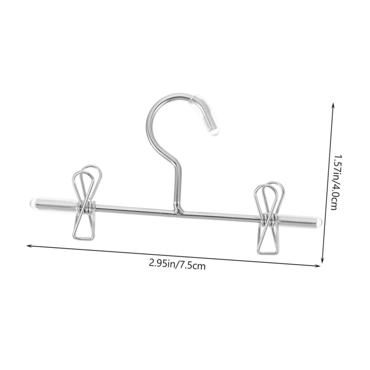 8 mini perchas de metal para ropa de muñecas, diseño que ahorra espacio con clips protectores para armario de muñecas, perfectas para guardar vestidos, trajes y accesorios