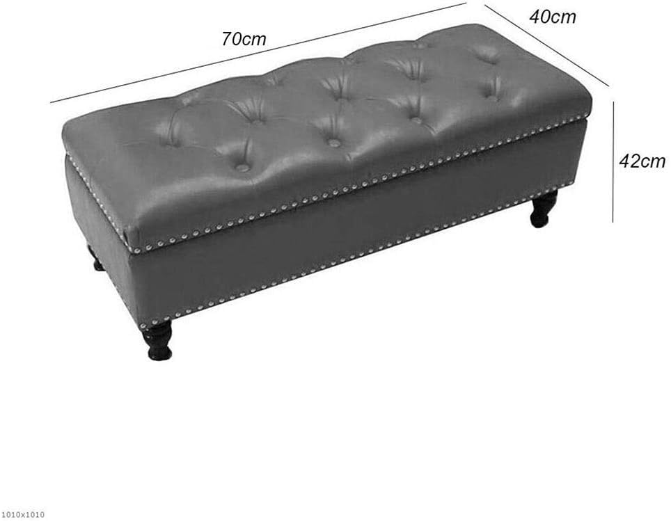 Repose-pieds ottoman 100 cm en polyuréthane de qualité avec sa housse - 3
