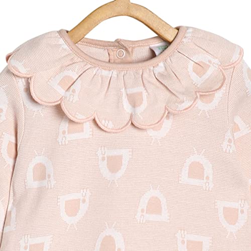 Image of miniklub Rose Print Organic Cotton Blouson Top