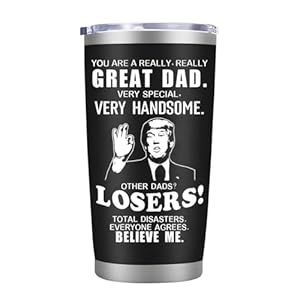 Fathers Day Dad Gifts from Daughter Son,Dad Birthday Gifts,Fathers Day Birthday Gift for Men Papa Grandpa Uncle Stepdad,20 oz Tumbler Mug Black