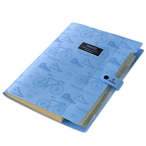 Dossier pack de papier de test LIBINFAN multi-couches portable pour organisation de documents - 2