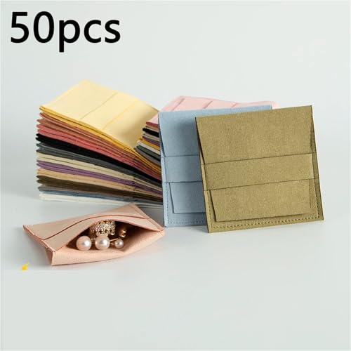 Bolsas de microfibra para joyería que evitan enredos en pendientes y collares 6