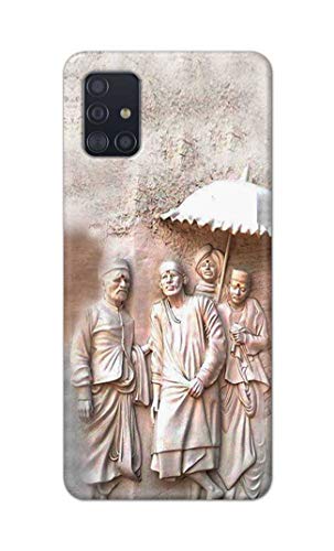 Image of Printed Hard Back Cover Case for Samsung Galaxy M31s Back Cover (Sai Baba) -1803