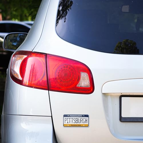 Imán Flexible de Vinilo 4x2 Pulgadas - Pittsburgh PA miniatura 3