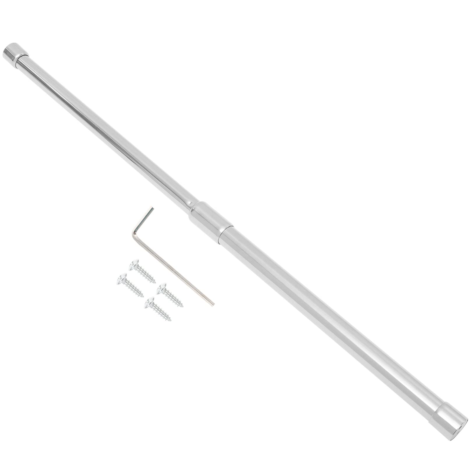 LALADEFIEE Retractable Wardrobe Clothes Drying Rod Punching Closet Hanger for Easy Sliding and Smooth Operation for Narrow Wardrobes and Efficient Clothing