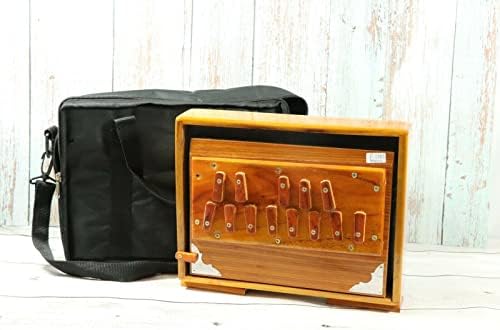 Original BINA Compact Shruti Box Surpeti in Teakwood Professional Quality