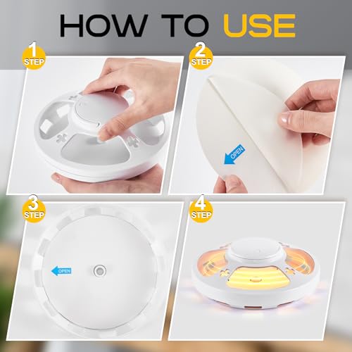 Tue-puces de lit et attrape-insectes avec veilleuse UV - 4
