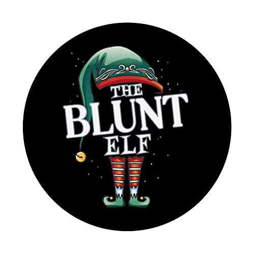 Blunt Elf Christmas Group Xmas Pajama Party PopSockets Swappable PopGrip, Black - Image 3