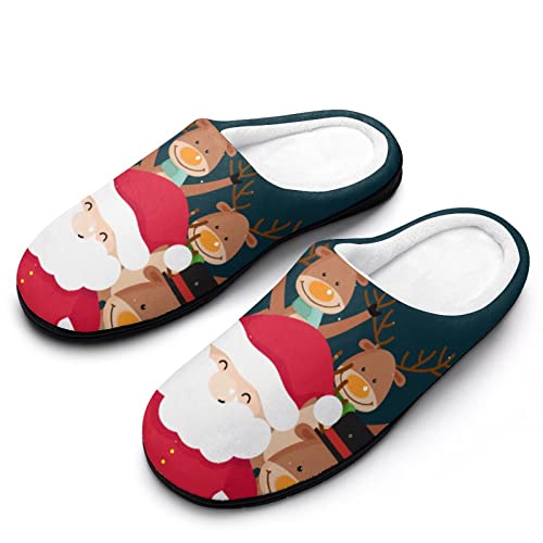 Chaussons Père Noël et cerf le cadeau idéal pour femme et fille