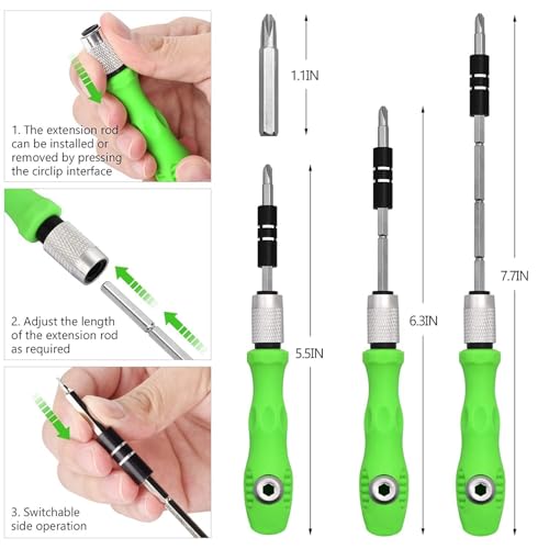 Image of 32 in 1 Interchangeble Multipurpose Mini Screwdriver Set Magnetic Slot Wrench Bits Repair Tools Kit Set Combination Screwdriver Set for Home Appliance,Laptop,Mobile,Computer