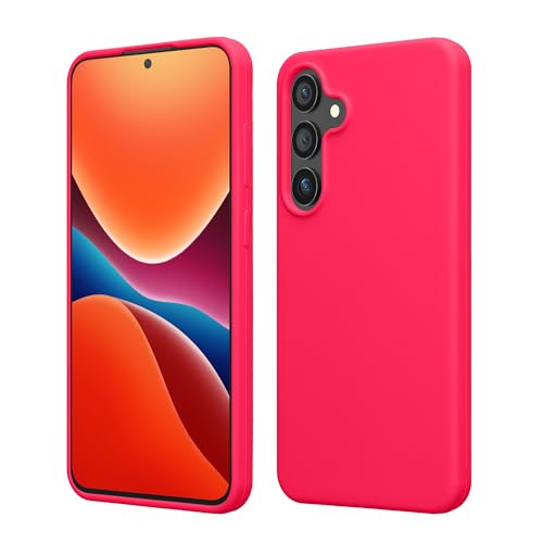 kwmobile Housse Compatible avec Samsung Galaxy S24 Plus Coque - Housse de téléphone Protection Souple en TPU Silicone - Rose Fluo