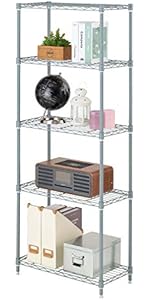 Amazon｜ドウシシャ ルミナス互換 5段 幅60 スリムスチールラック 棚