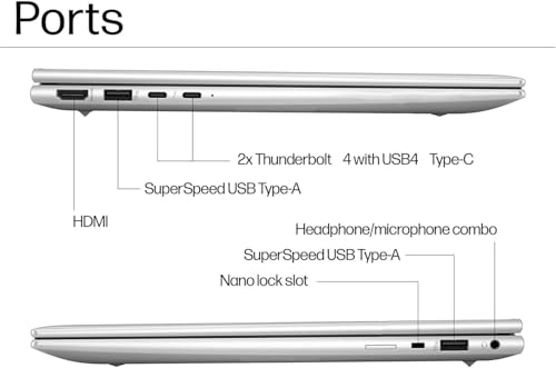 Image of HP EliteBook 860 G11 Business Laptop 16.0 inch IPS Display | Intel Ultra 5-135U, 32GB DDR5, 512GB PCIe SSD, Dual Thunderbolt 4, Fingerprint, Backlit KB, WiFi 6E, Webcam, Win 11 Pro