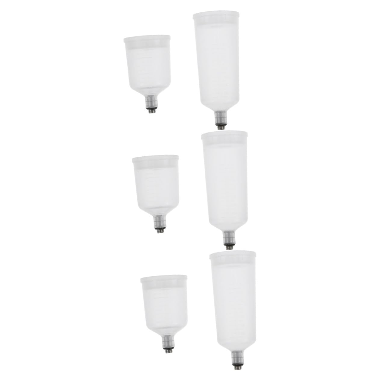 Pots de peinture pour aérographe anti-gaspillage avec support amovible pour changer de couleur