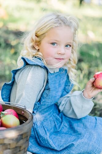 Hope & Henry Girls' Flutter Sleeve Fit and Flare Dress2