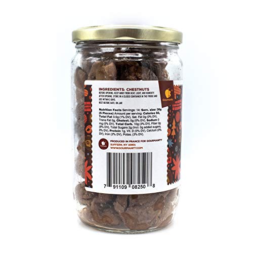 image for Gourmanity Chestnut Jar, Chestnuts From Ardeche, France, Whole Roasted