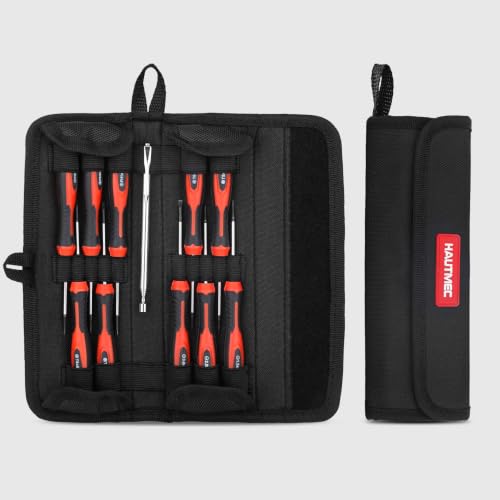 Image of HAUTMEC 11-PCS Precision Screwdriver Set with Telescoping Magnetic Pickup Tool, Magnetic Small Screwdrivers with Phillips, Slotted,Torx Star,Cr-V Steel, Mini Screw Drivers for Eyeglass, Watch,Phone