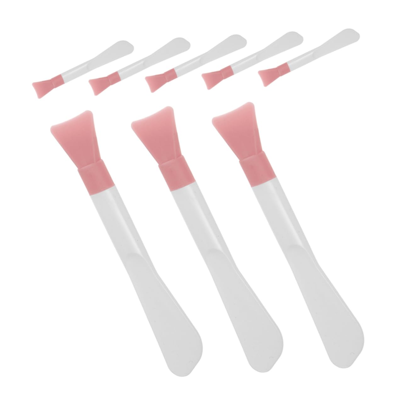 FOYTOKI Dual-head Silicone Face Mask Brush Skincare Mask Applicator for Clay Mud