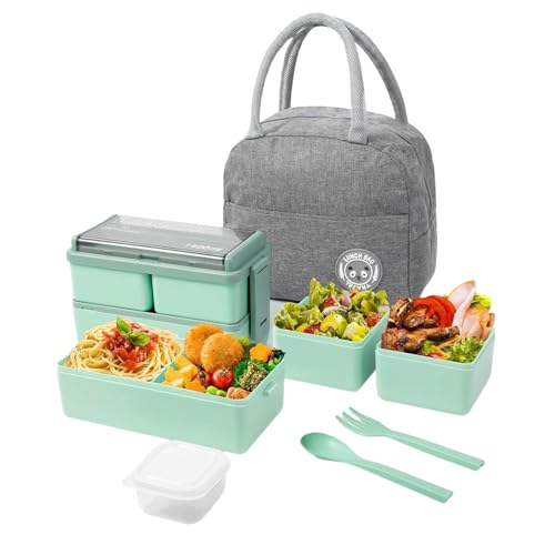 YIGZYCN Fiambrera portátil para comida, calentador de alimentos, contenedor de almacenamiento de alimentos, adecuado para comidas y aperitivos