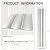 NovaGrid Board 4PCS 3D Fluted Textured Panel Acoustic Slat Wall Panel Triple-Round Design for Interior Ceiling and Decoration 118"x8.6" (Silver)