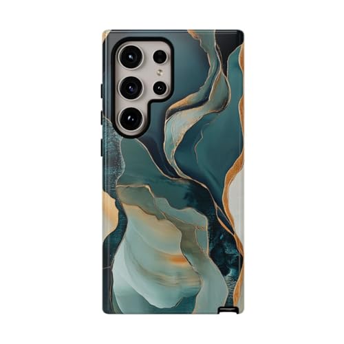 Coque Samsung S24 Ultra rigide brillante design abstrait chic pour le quotidien