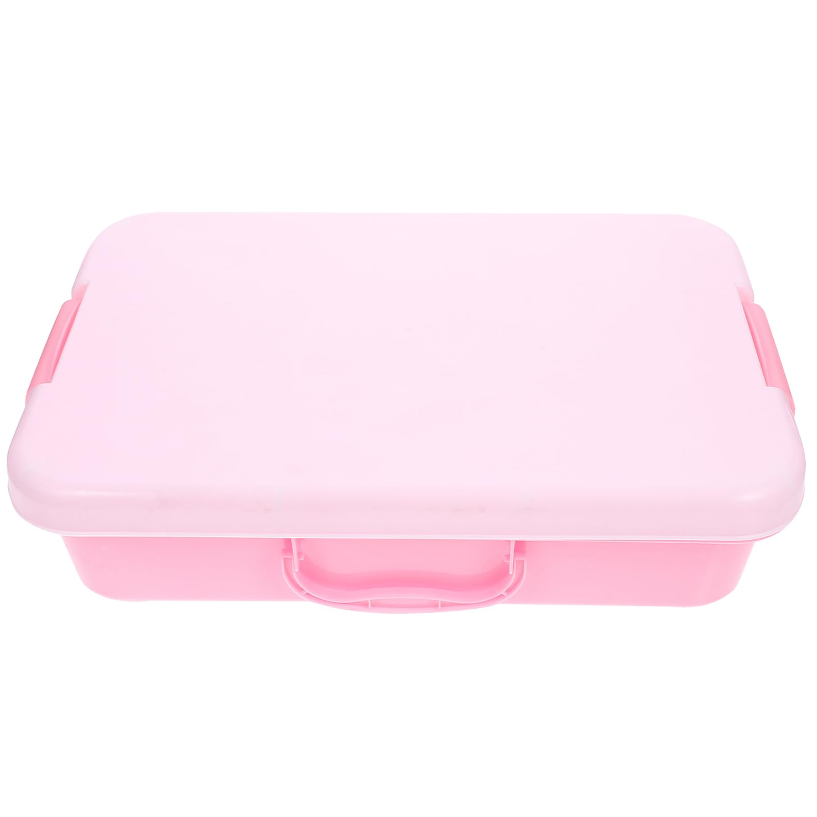 ifundom Portable Sand Tray with Lid Plastic Sand Box with Handles Sandbox Sensory Bins Play Tray Storage Box for Indoor Outdoor Sensory Activities