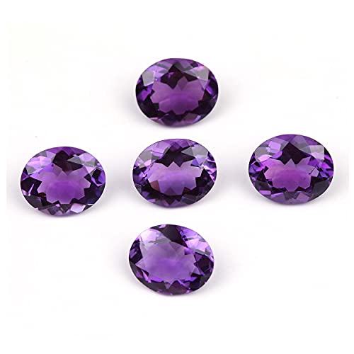 Améthyste naturelle coupe ovale 12x10mm pour réparer et sublimer vos bijoux