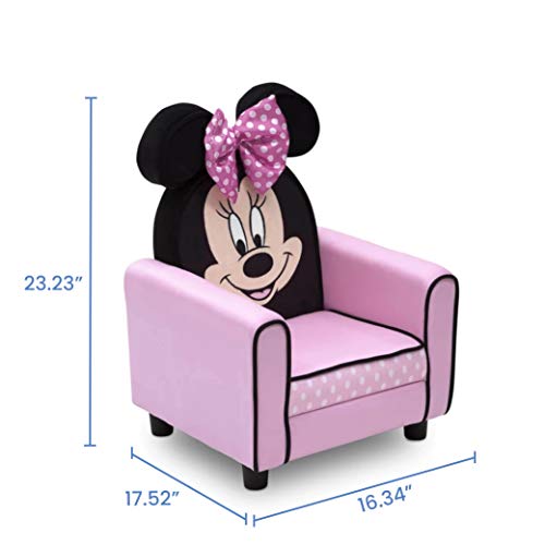 Delta Children Figural Upholstered Kids Chair, Disney Minnie Mouse #TOP2