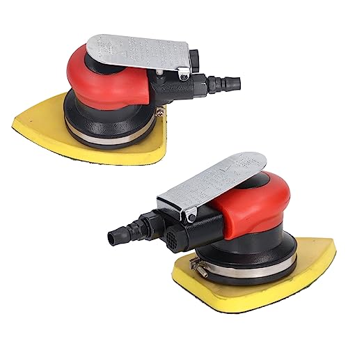 Syrisora 1/4in Air Powered Sander Polisher 90PSI Triangle Long Vibration Pneumatic Sanding Machine 10000RPM