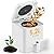 Electric Composter for Kitchen Indoor, 5.2L Large Countertop Compost Bin with 3-in-1 Drying/Grinding/Composting, Odorless Food Waste Composting Machine with Auto-Clean & Smart Sensor LED Display