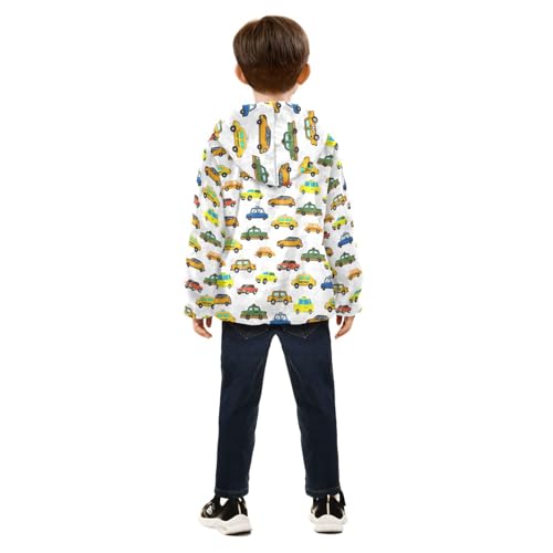 Image of Boys Fleece Jacket Hooded Autumn Winter Long Sleeve Thick Warm Outerwear;3-10 Years Kids Cute Fuzzy Jacket