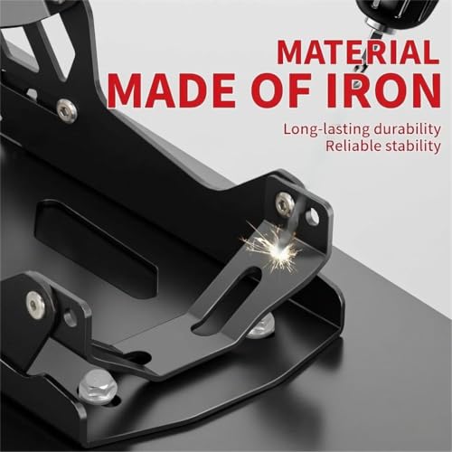 Image of Motorcycle Wheel Chock for Transportation,Portable Adjustable 1800 lbs Capacity Special Front Tire Stand for 8 inch-21 inch Wheel Universal for Most Crusier Sports Dirt Bikes Trailer Truck