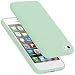 Produktbild Cadorabo Hülle kompatibel mit Apple iPhone 5 / 5S / SE 2016 Hülle Silikon Handyhülle für iPhone 5 Case aus flüssigem Silikon- stoßfeste dünne TPU Schutzhülle für Apple iPhone 5 - Liquid HELL GRÜN
