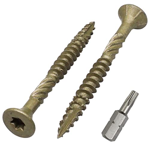 SKIR'CO Confezione da 200 viti per legno, finitura...