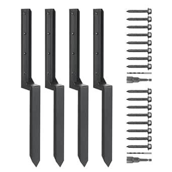 Zaunpfosten Reparatur Set, Zaunpfostenankers Sturmanker Bodenanker ...