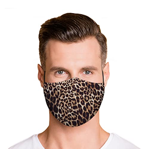 Image of Washable Face Mask with Adjustable Ear Loops & Nose Wire - 3 Layers, Made in USA