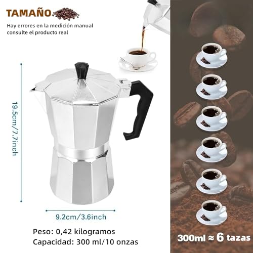 La Mejor Selección de Cafetera italiana aluminio comprados en linea. 21 Imagen adicional