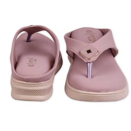 Image of ORTHO CLUB Women's Comfortable Wedge Sandals | Cushioned Sole, Slip-Resistant Design | Lightweight Women Sandal Footwear for Office & Casual Use | Sandal For Women