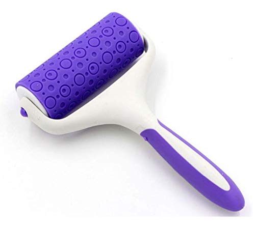 S.B.ANJALI SHALU BHAI Pizza Pie Dough Roller, Time-Saver Pizza Dough Rolling Pin for Pizza Pie Crust Pastry Dough Cake Pie Cookies Bread Pastry | Punch Sugar Craft Tools Fondant Cake Decoration DIY Baking Tools (Style 3)