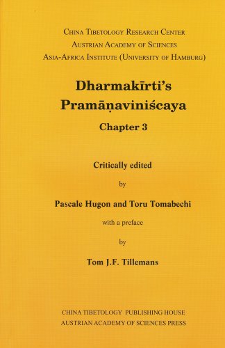 Dharmakirti's Pramanaviniscaya: Chapter 3 (Sanskrit Texts from the Tibetan Autonomous Region)