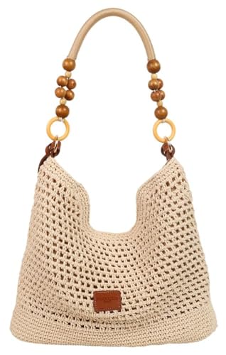 Bohemia Beach Bag Women Macrame Shoulder Tote Bags Crossbody Purse Summer Travel Beach Bag Top-handle Hobo Handbag 2025