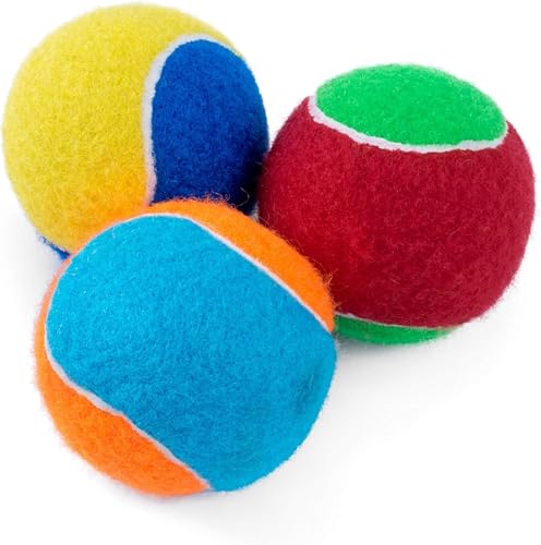 Petface Quietschender Tennisball, dreiteilig