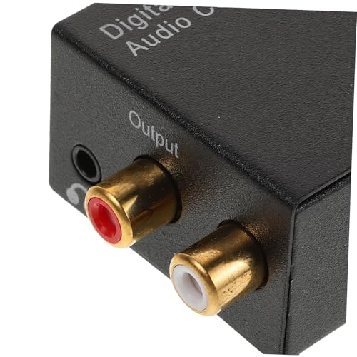 Convertidor digital analógico DAC con entrada coaxial óptica toslink para audio RV 7